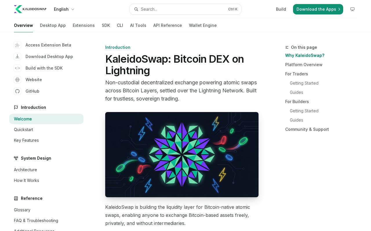 Preview of KaleidoSwap: Bitcoin DEX on Lightning