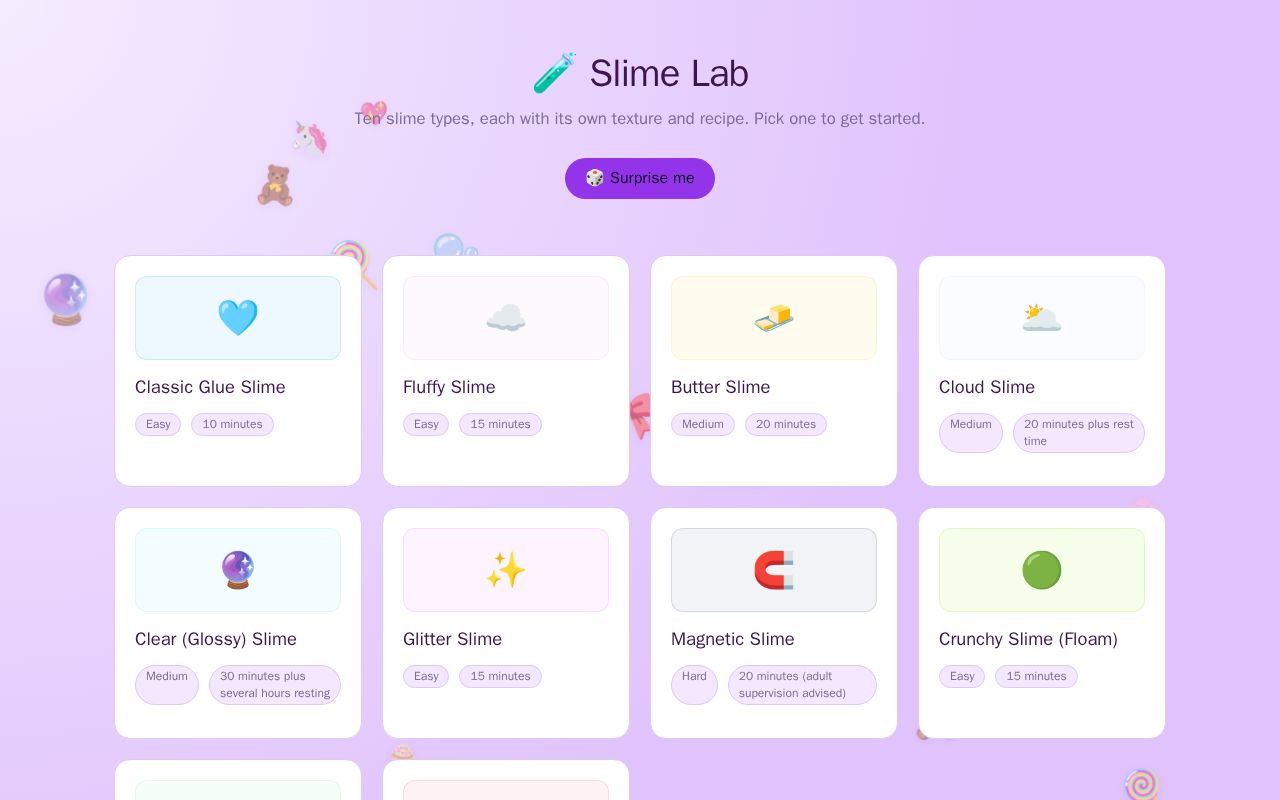 Preview of Slime Lab