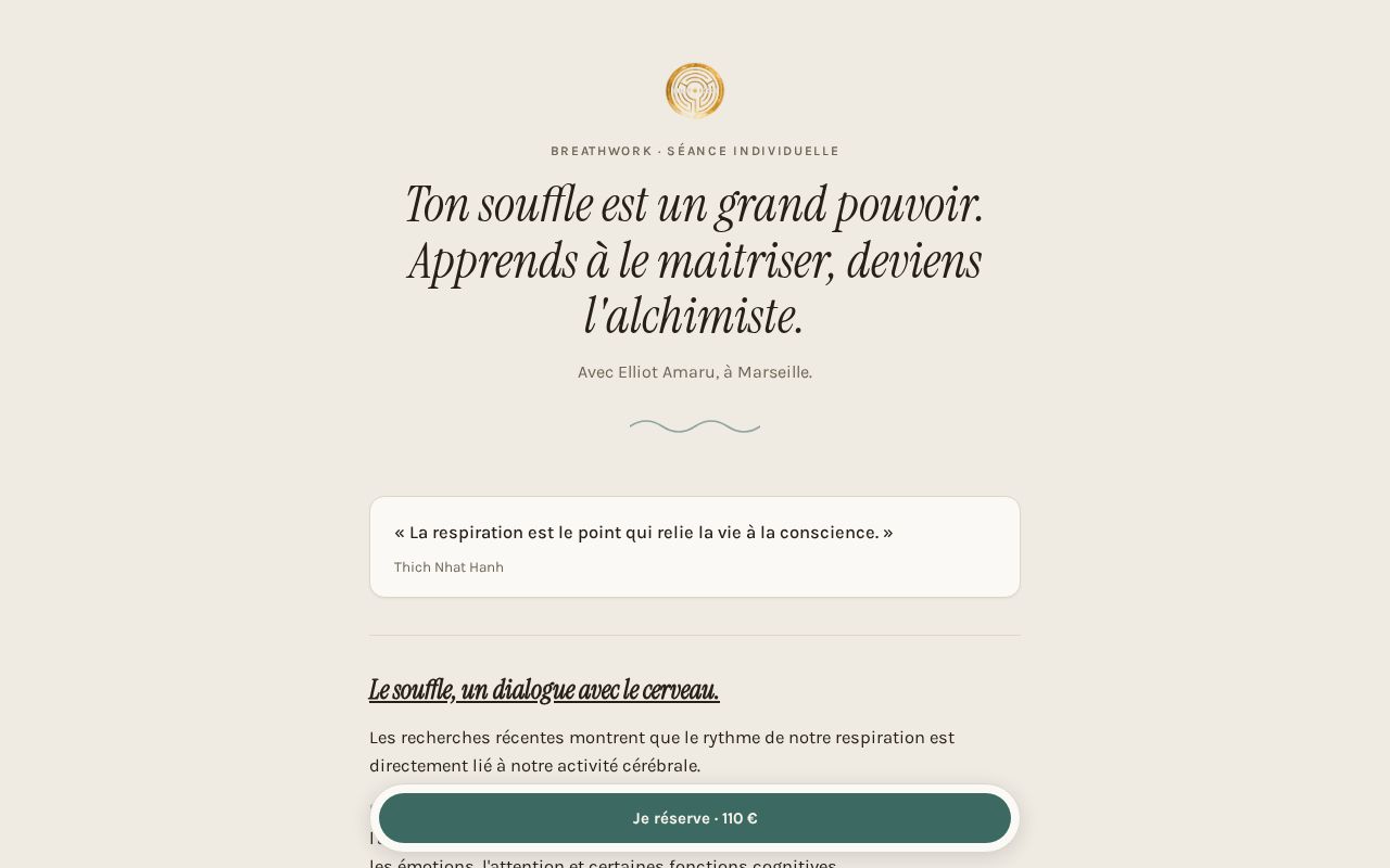 Preview of Seance Individuelle