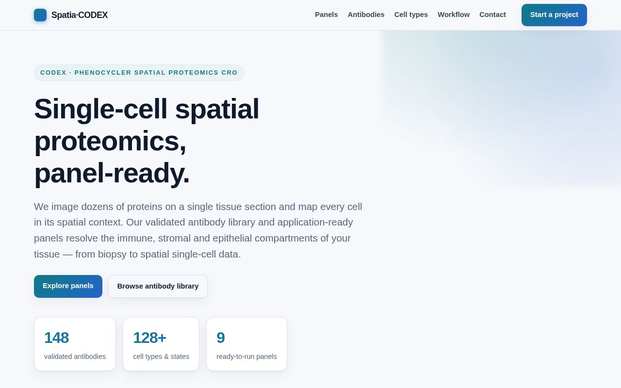 Preview of Spatia Codex Site