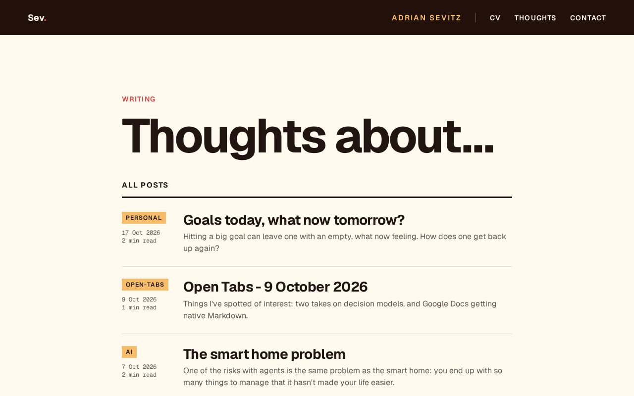 Preview of Thoughts about…
