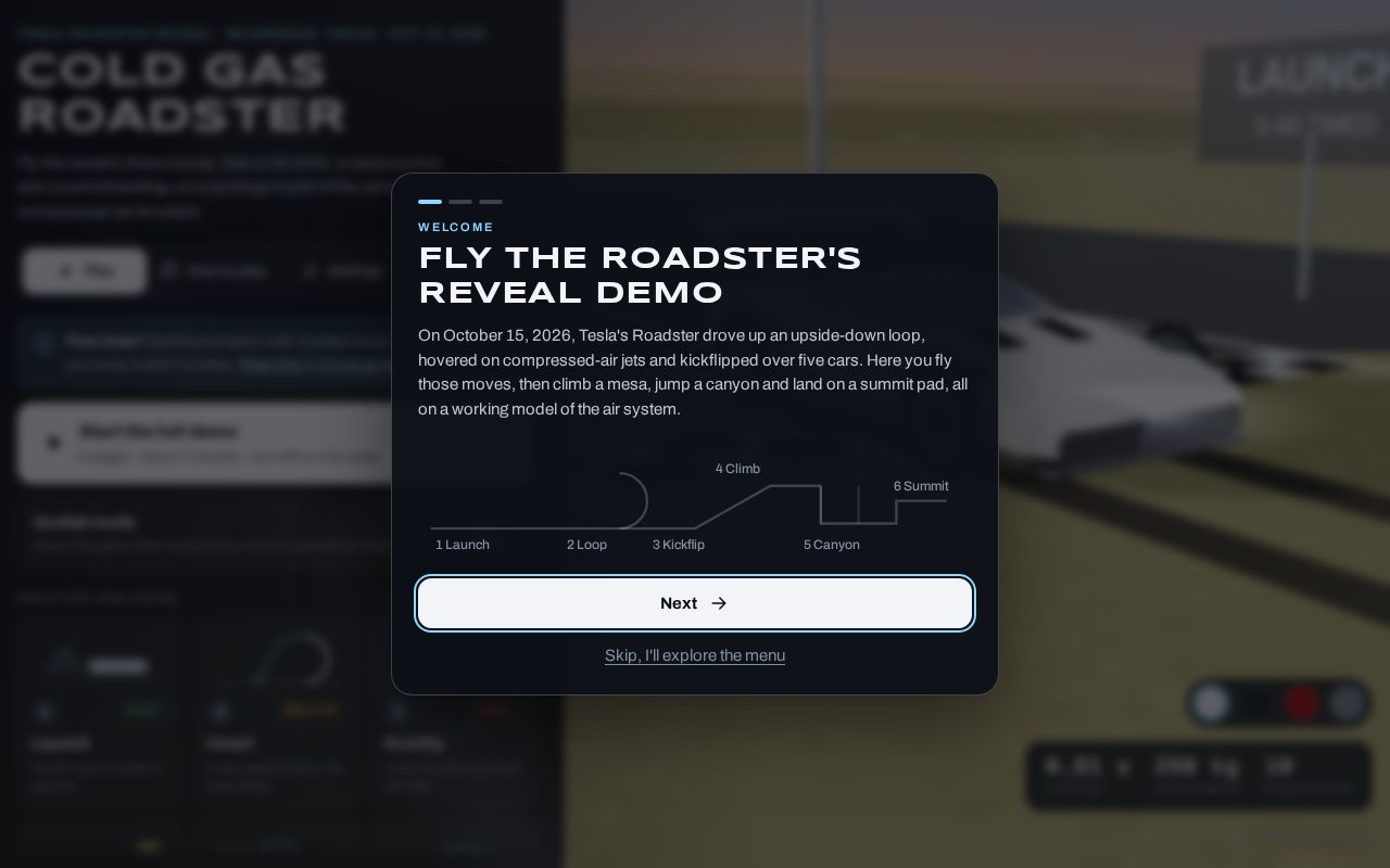 Preview of Cold Gas Roadster