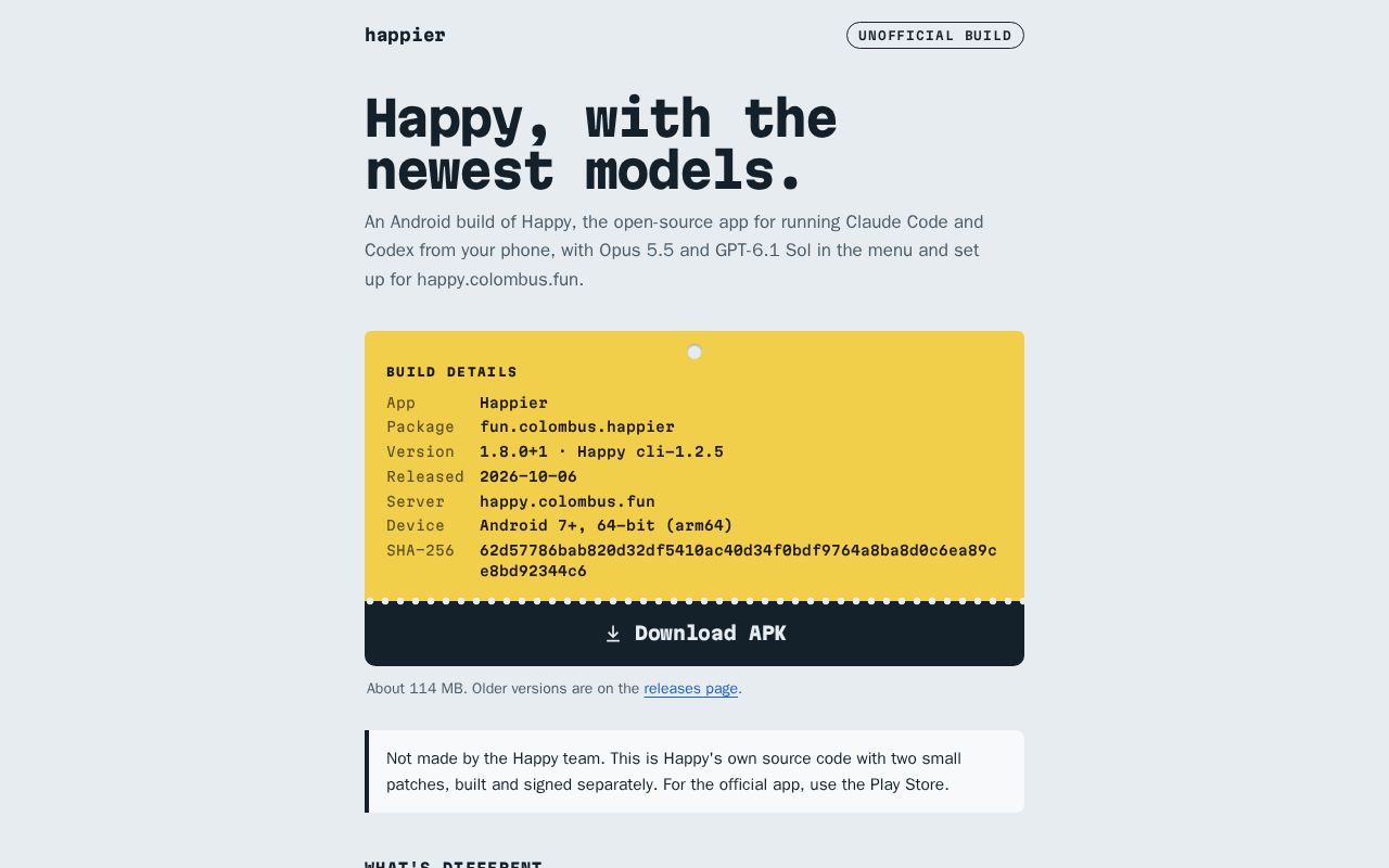 Preview of Happier: download