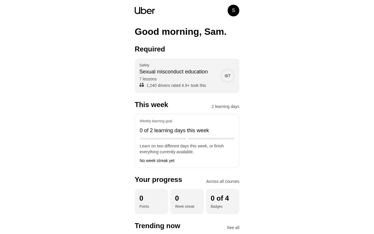 Preview of Uber Openedx Pilot