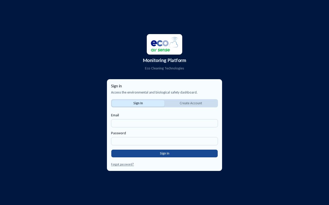 Preview of Air Quality Monitoring System