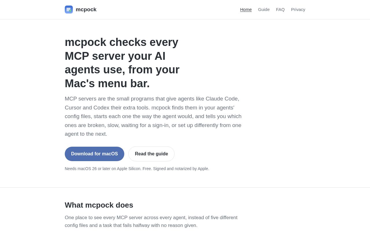 Preview of Mcpock