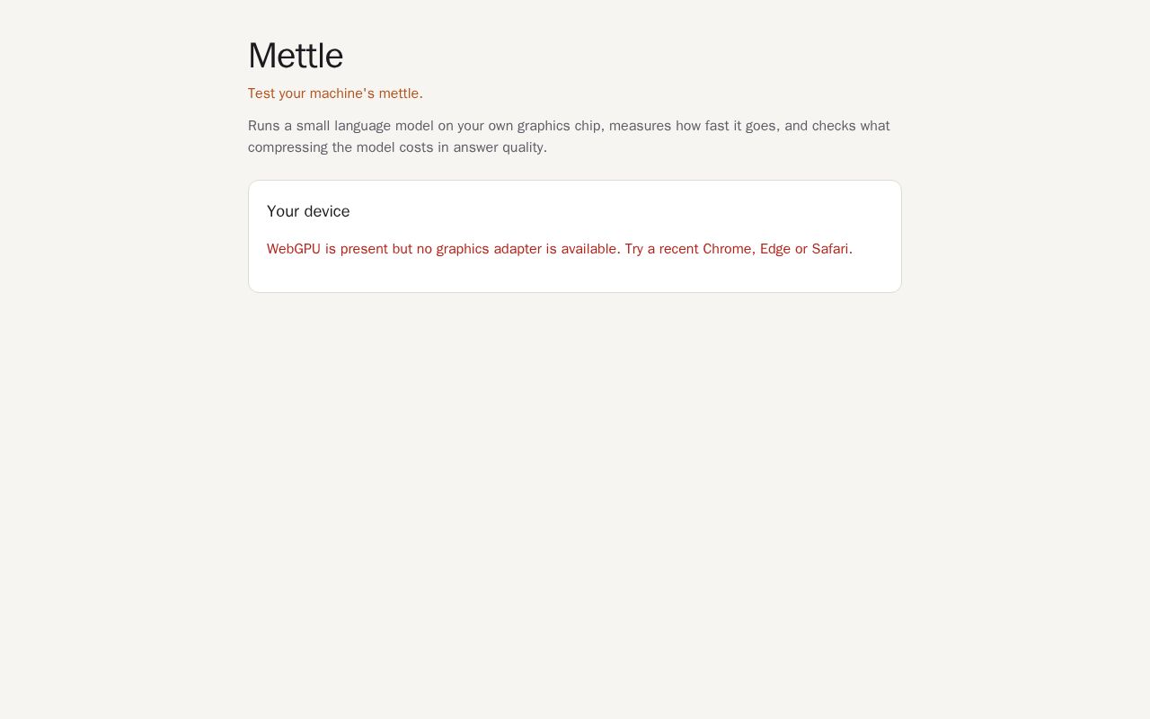 Preview of Mettle