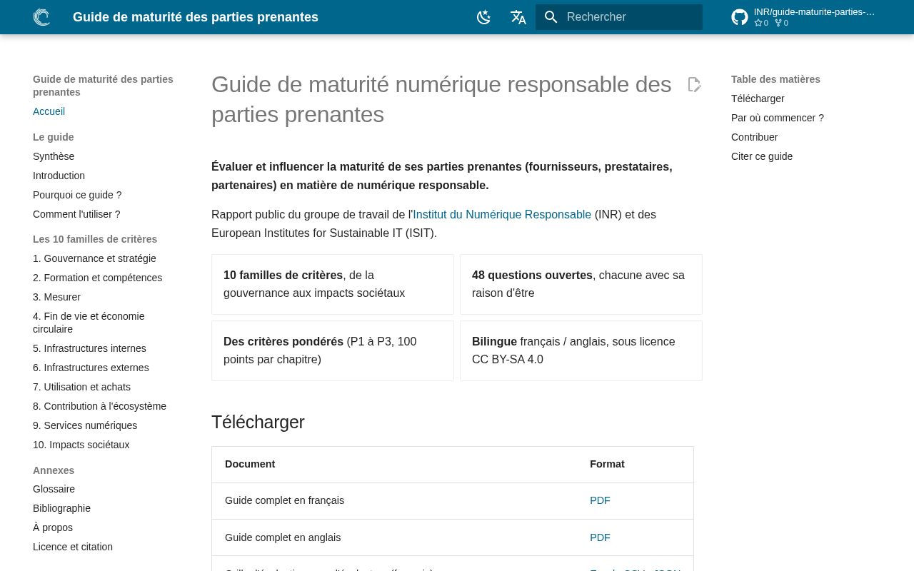 Preview of Guide Maturite Parties Prenantes