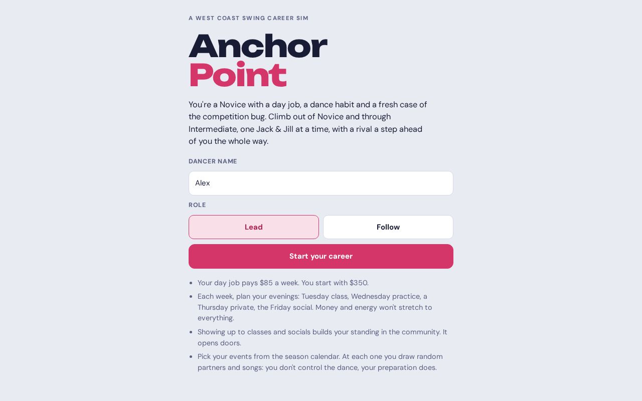 Preview of Anchor Point Play