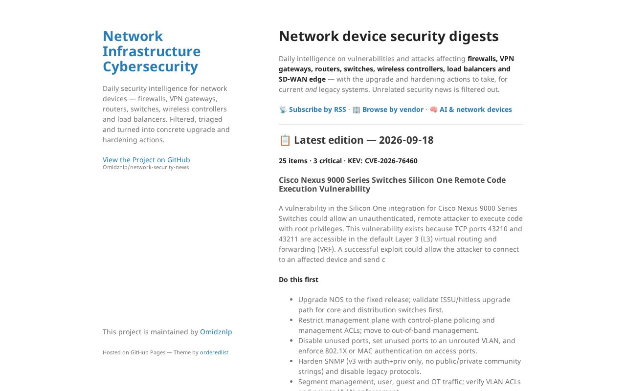 Preview of Network Security News