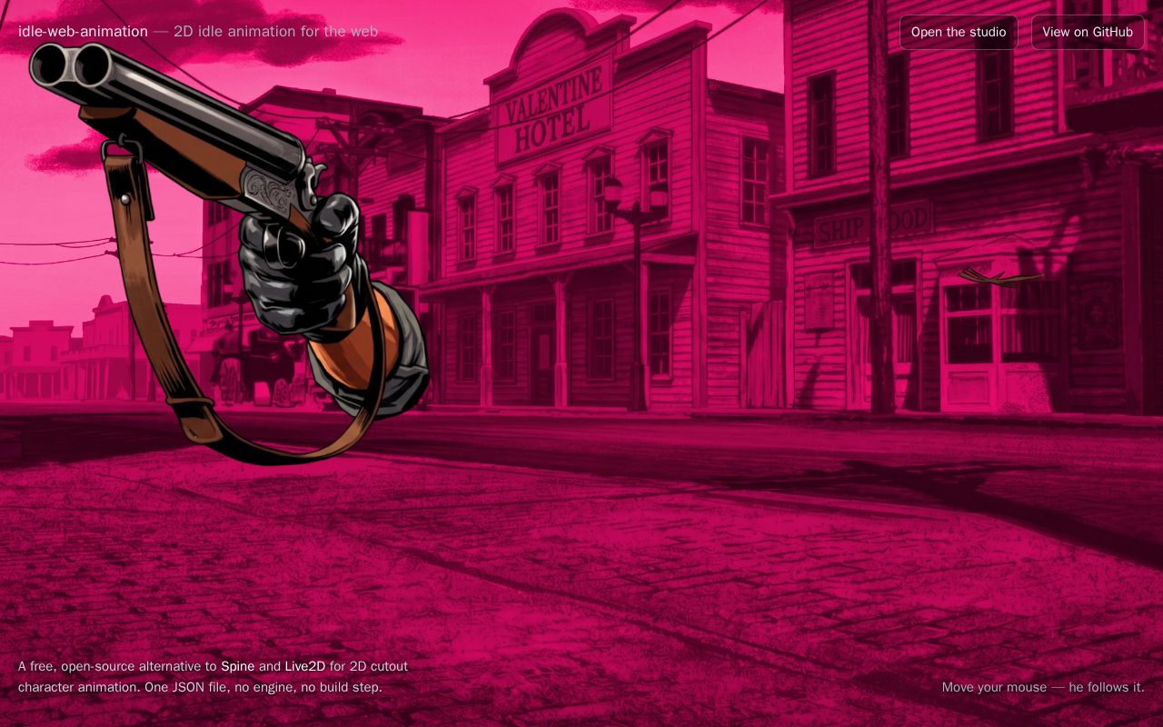 Preview of Idle Web Animation