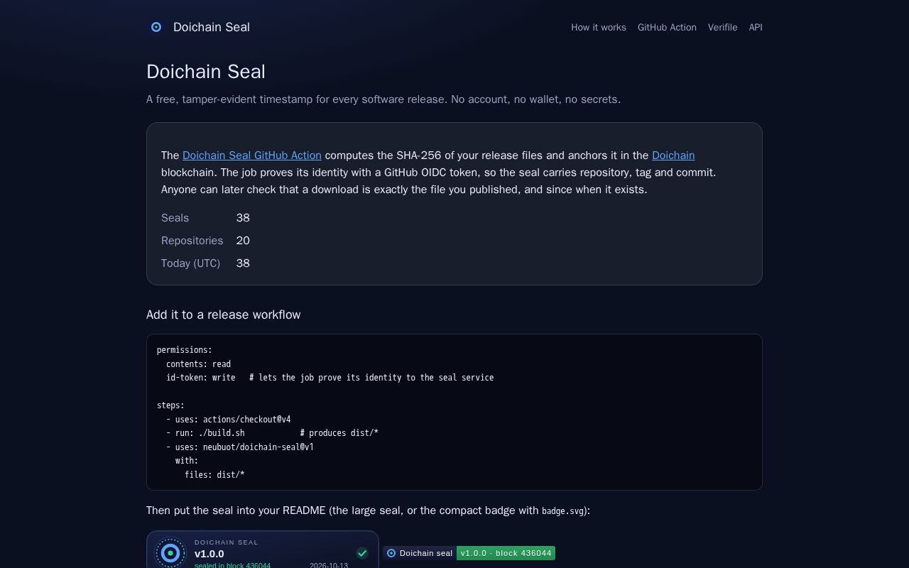 Preview of Doichain Seal