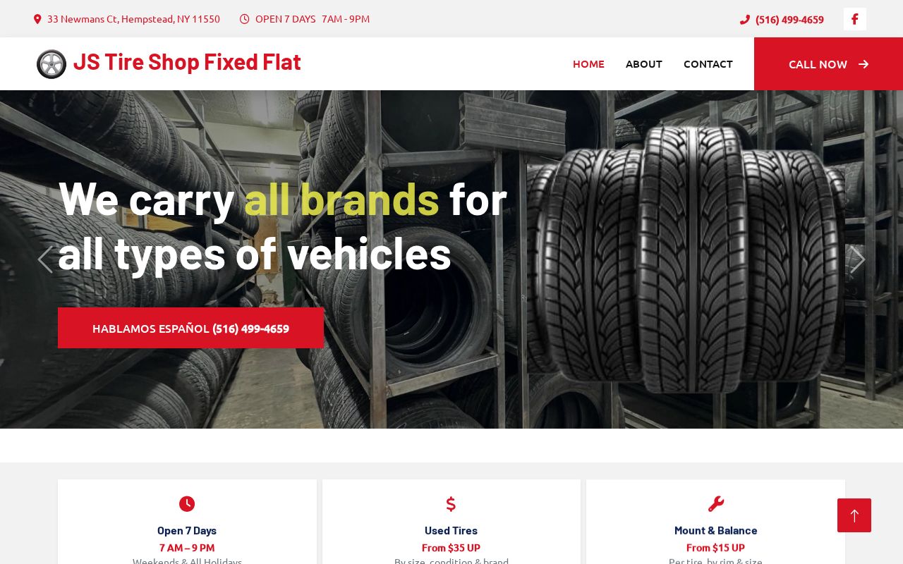 Preview of JS Tire Shop Fixed Flat