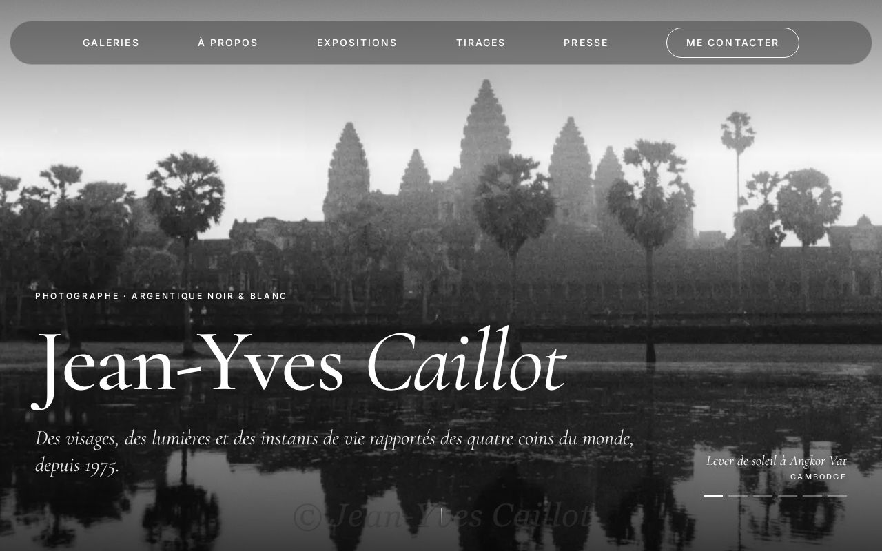 Preview of Jean Yves Caillot Site