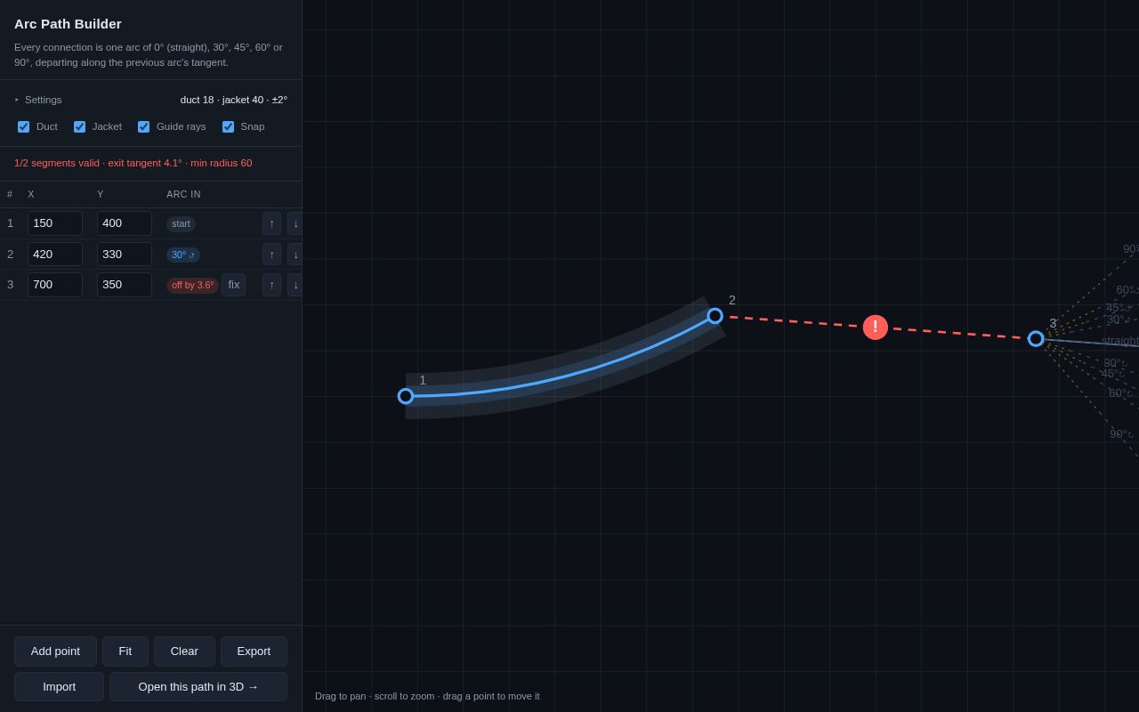 Preview of Duct Path Builder