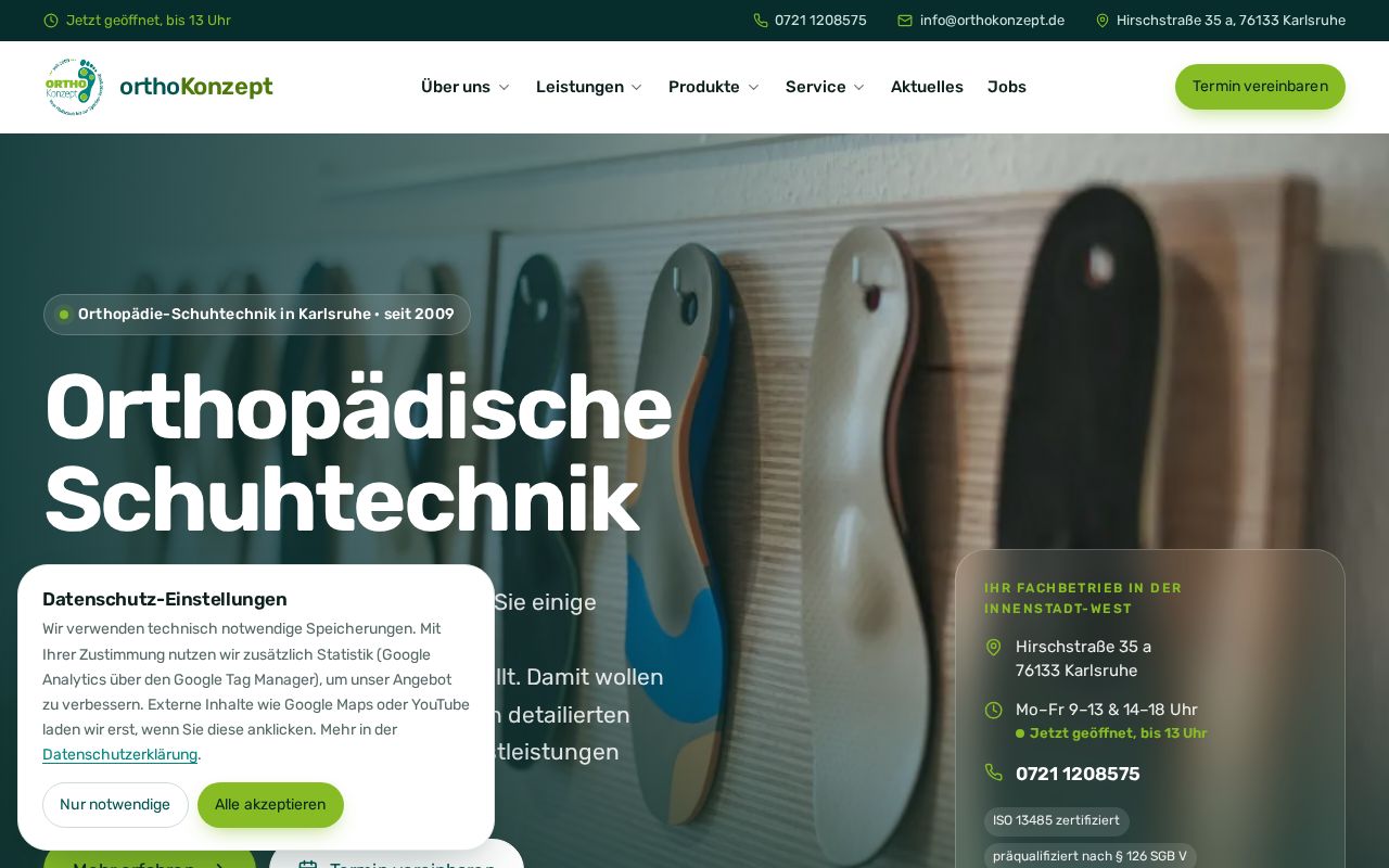 Preview of Orthokonzept Relaunch