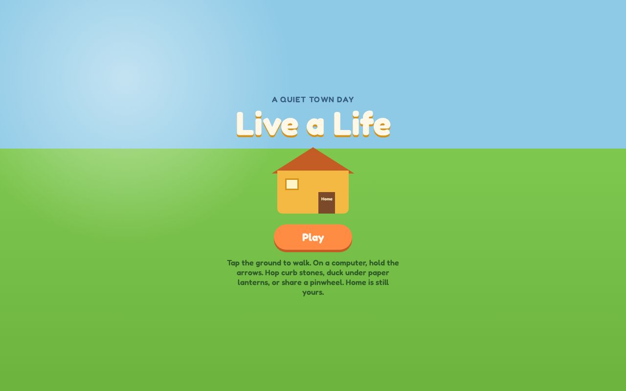 Preview of Public HTTPS play host for Live a Life.