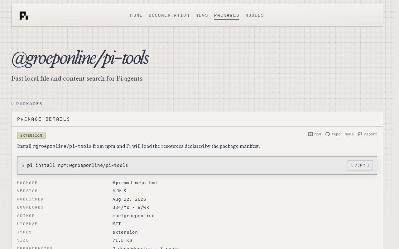 Preview of Pi Tools