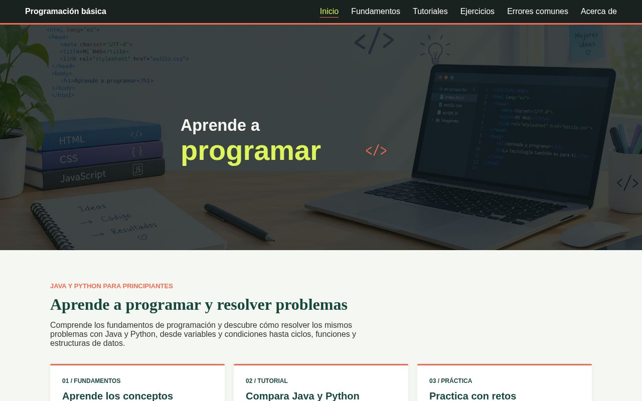 Preview of Aprende Programación