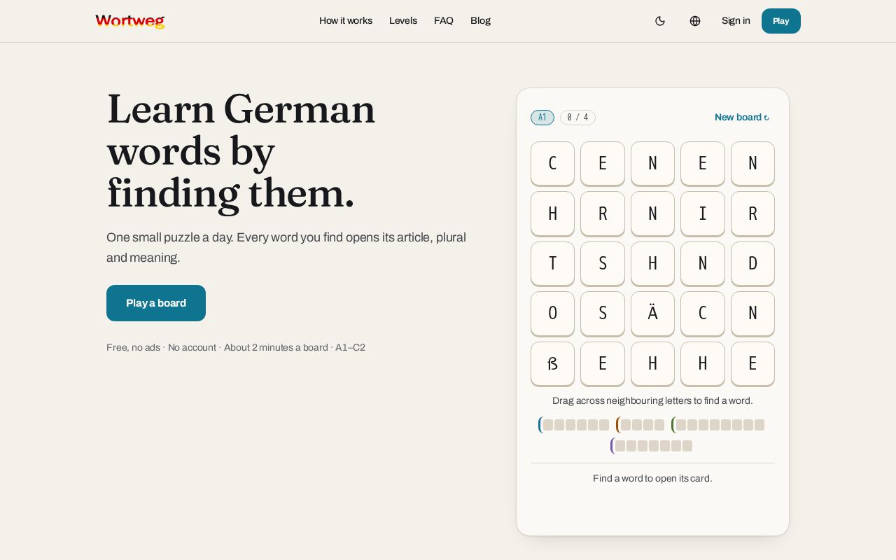 Preview of Wortweg