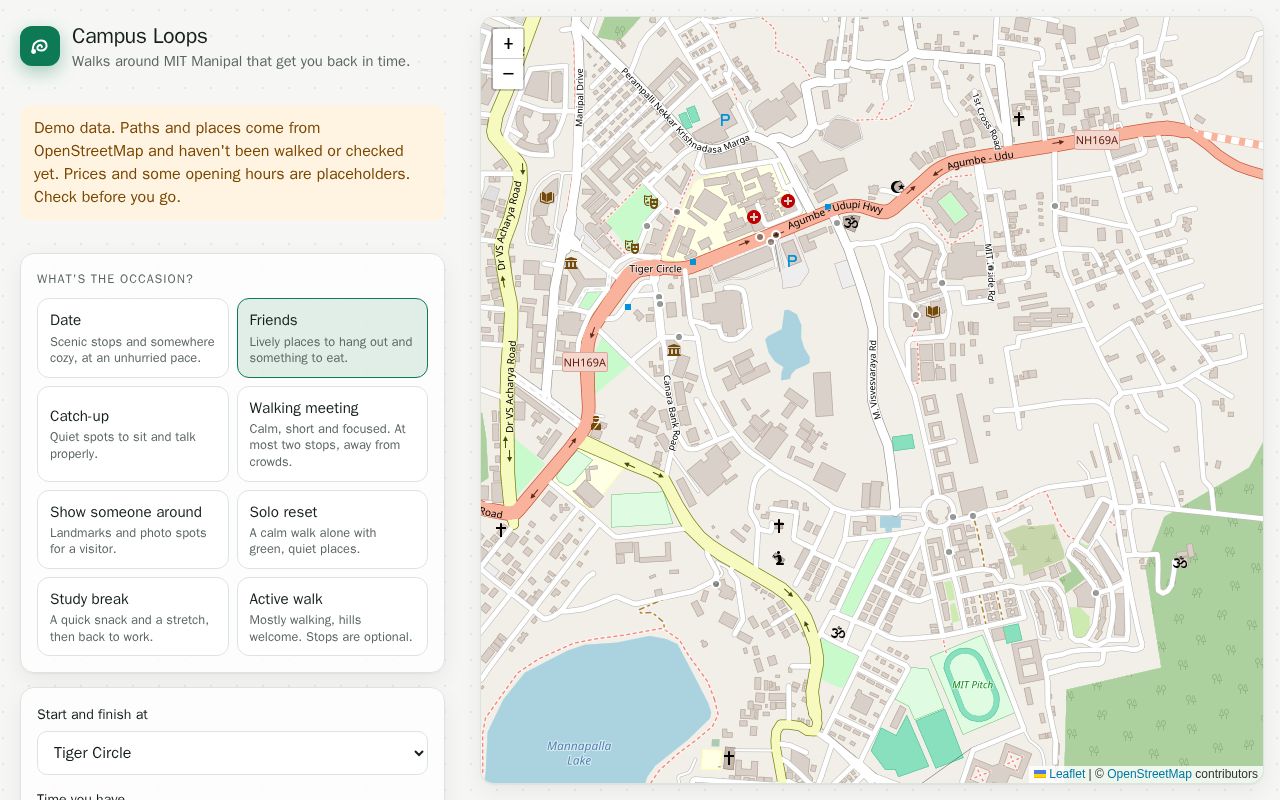 Preview of Campus Loops