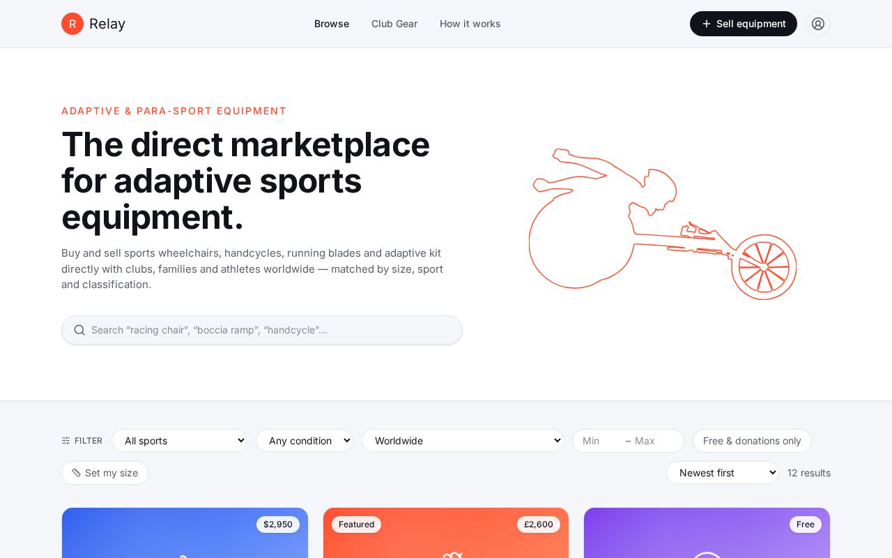 Preview of Adaptive sports marketplace