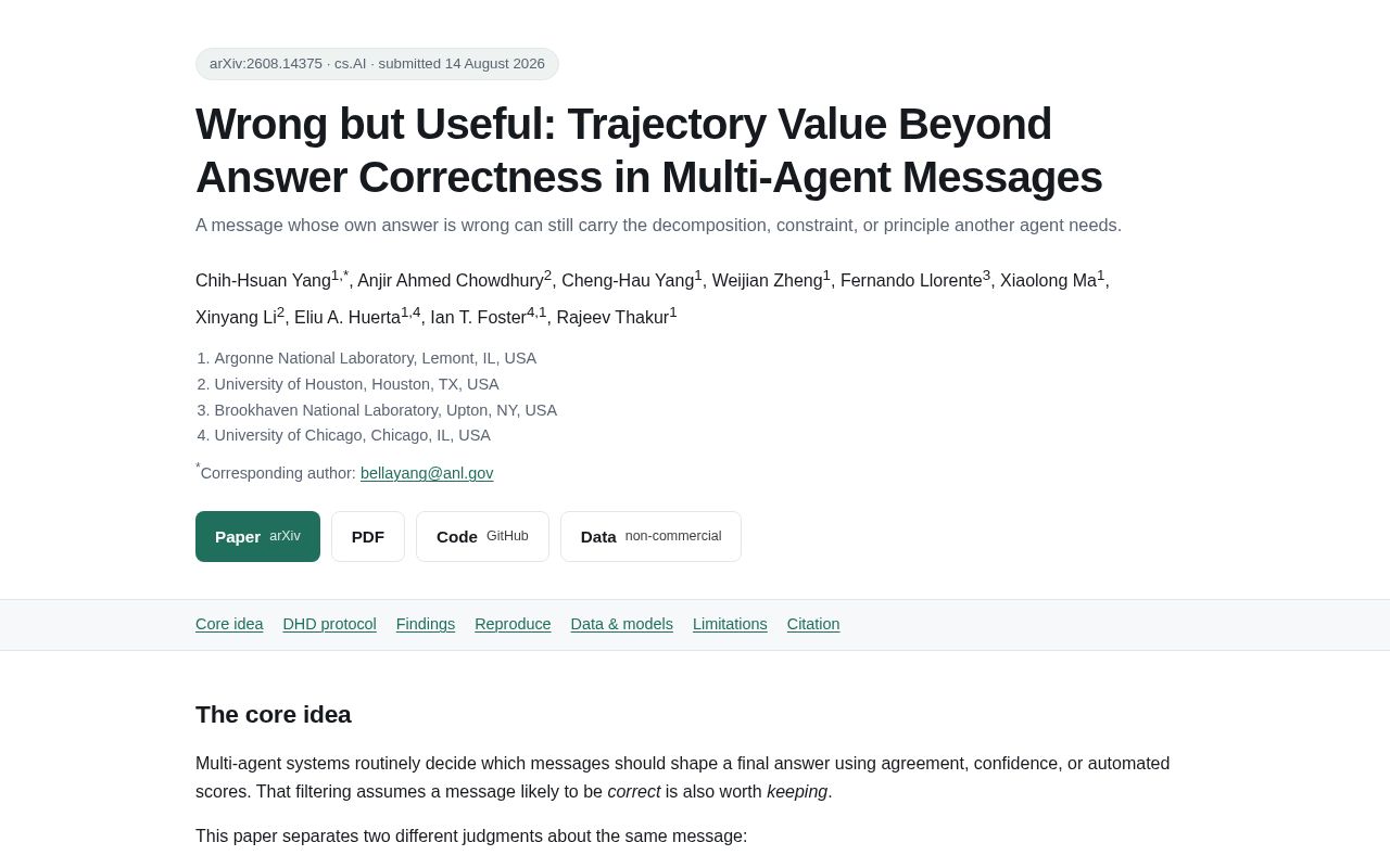 Preview of AAAI Wrong But Useful