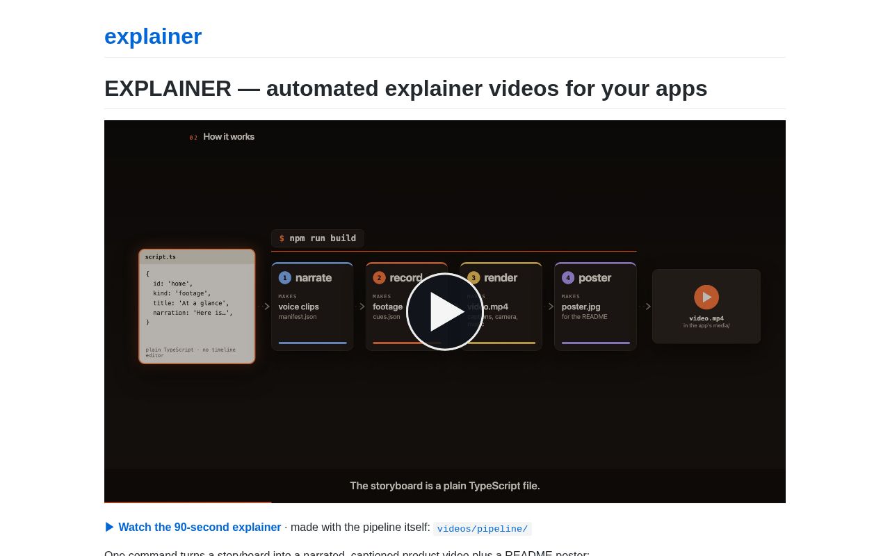 Preview of Explainer