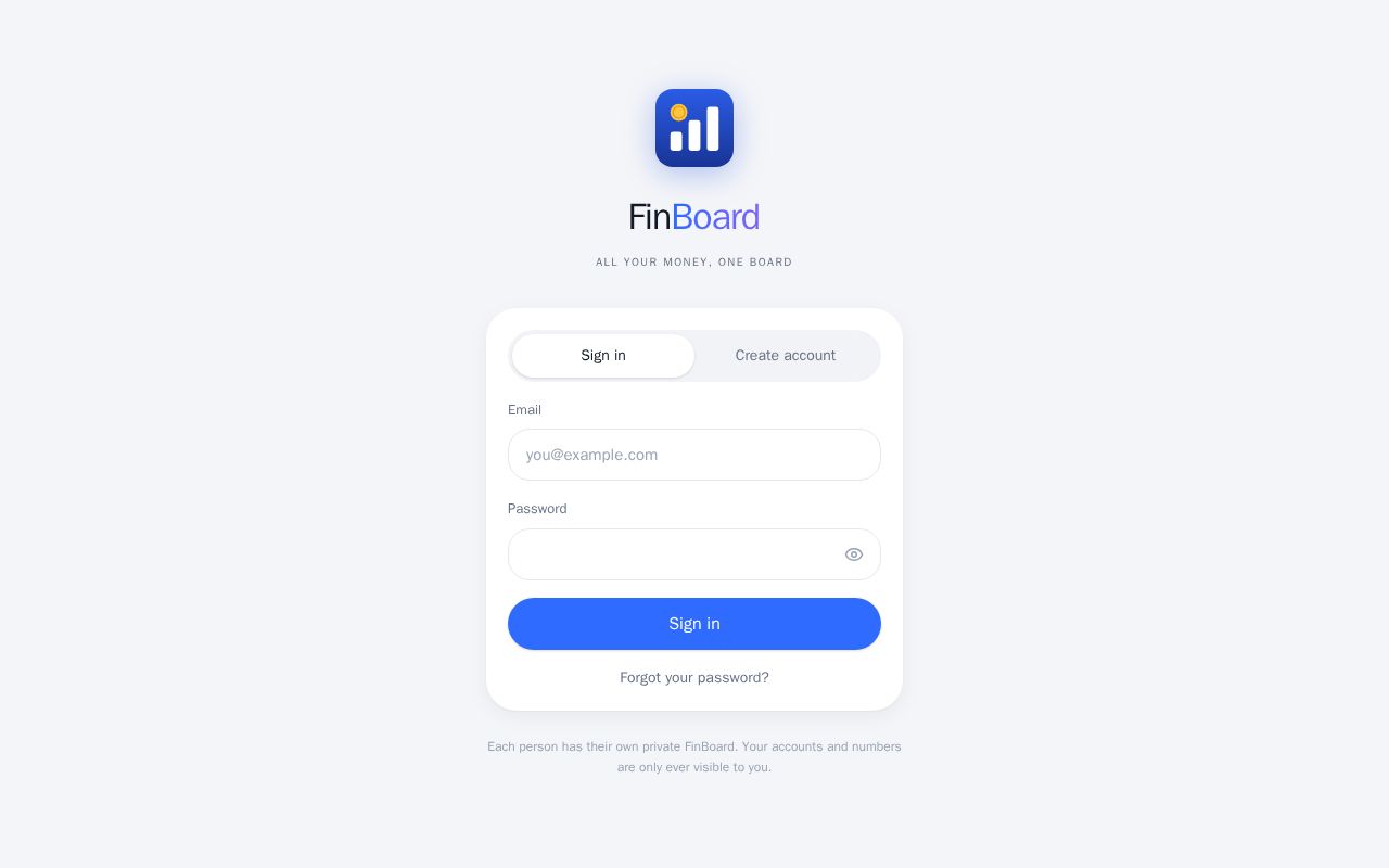 Preview of FinBoard