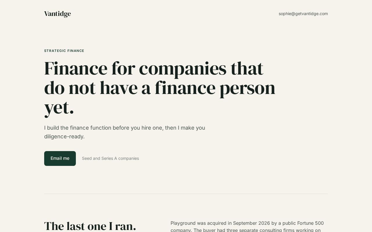 Preview of Getvantidge