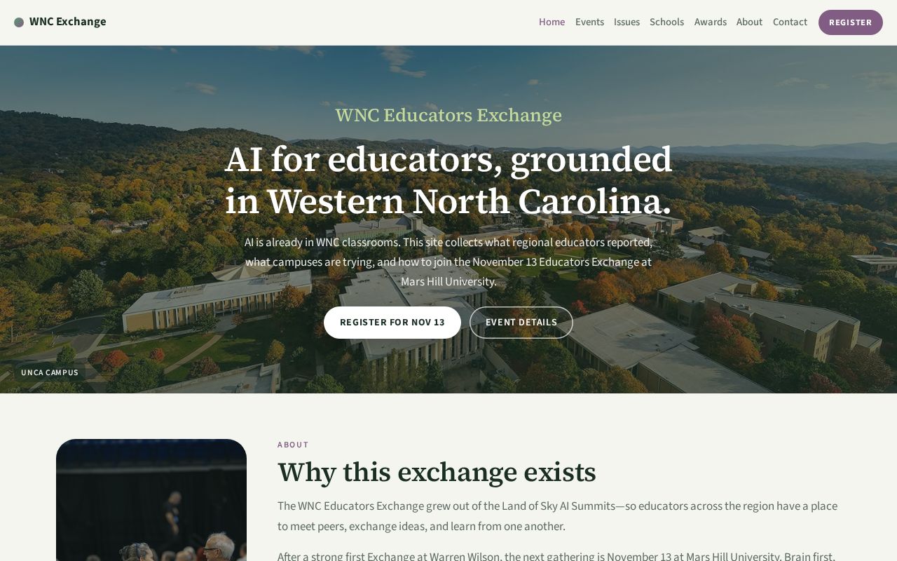 Preview of WNC Educators Exchange