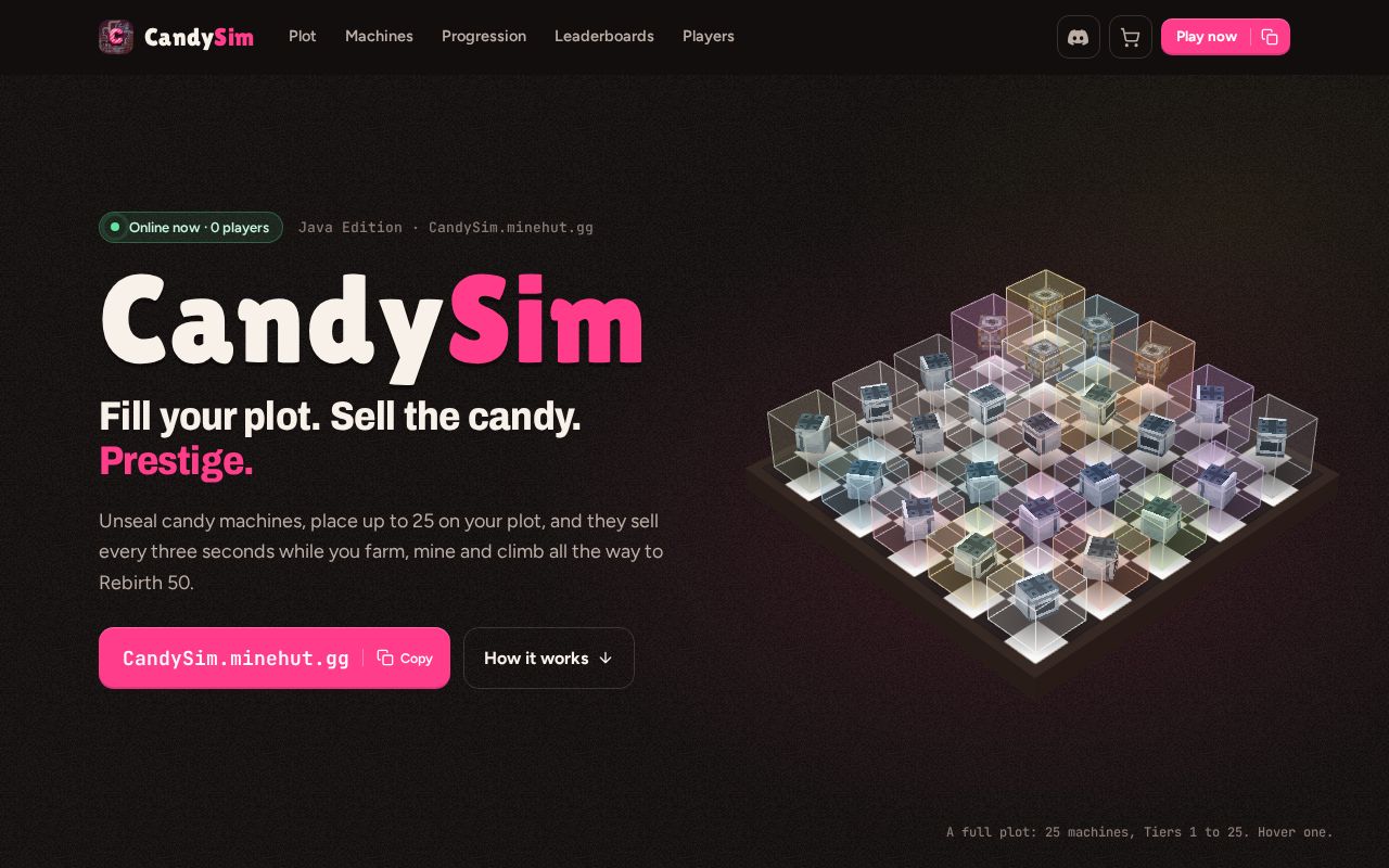 Preview of Candysim Site