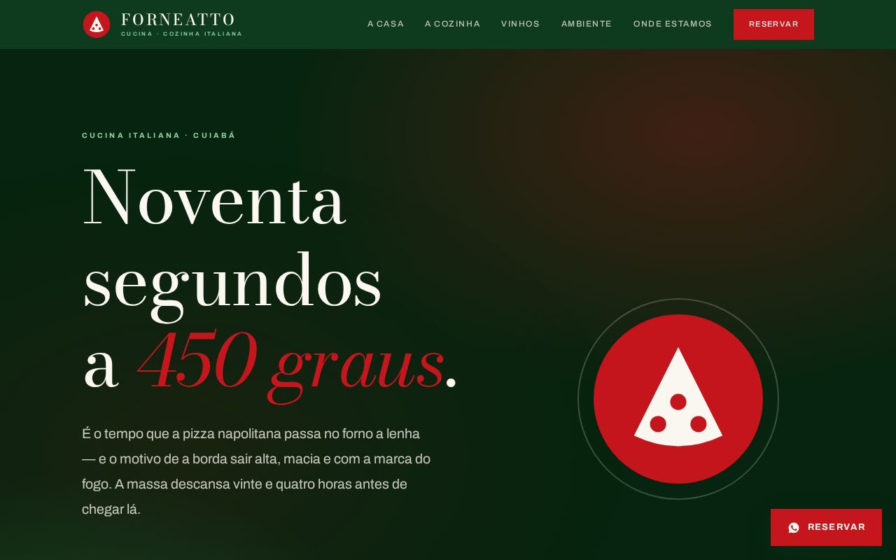 Preview of Forneatto Site