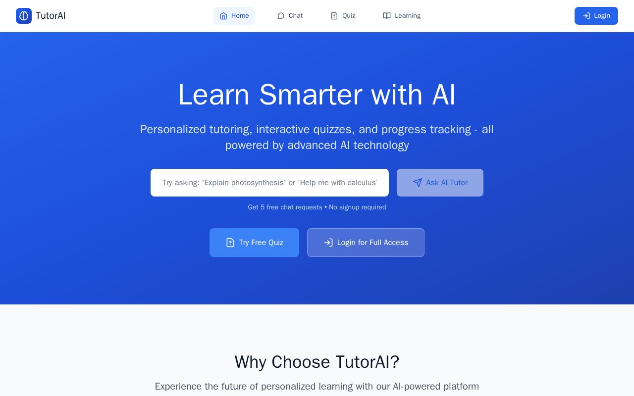 Preview of TutorAI