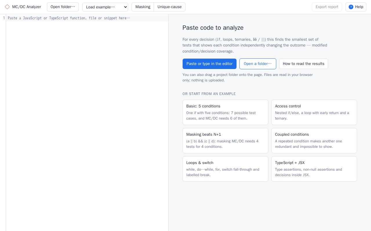 Preview of Mcdc Analyzer