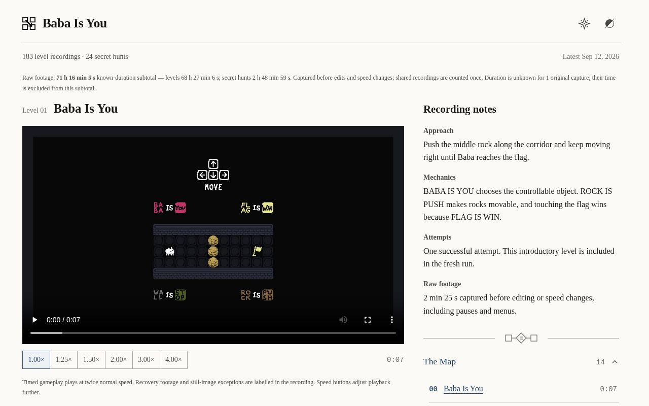Preview of Baba Is You