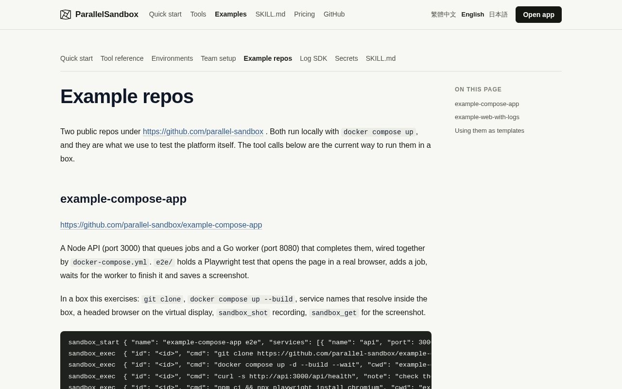 Preview of Example Compose App