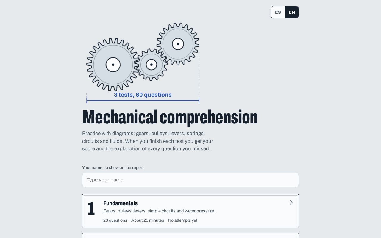 Preview of Test Mecanico