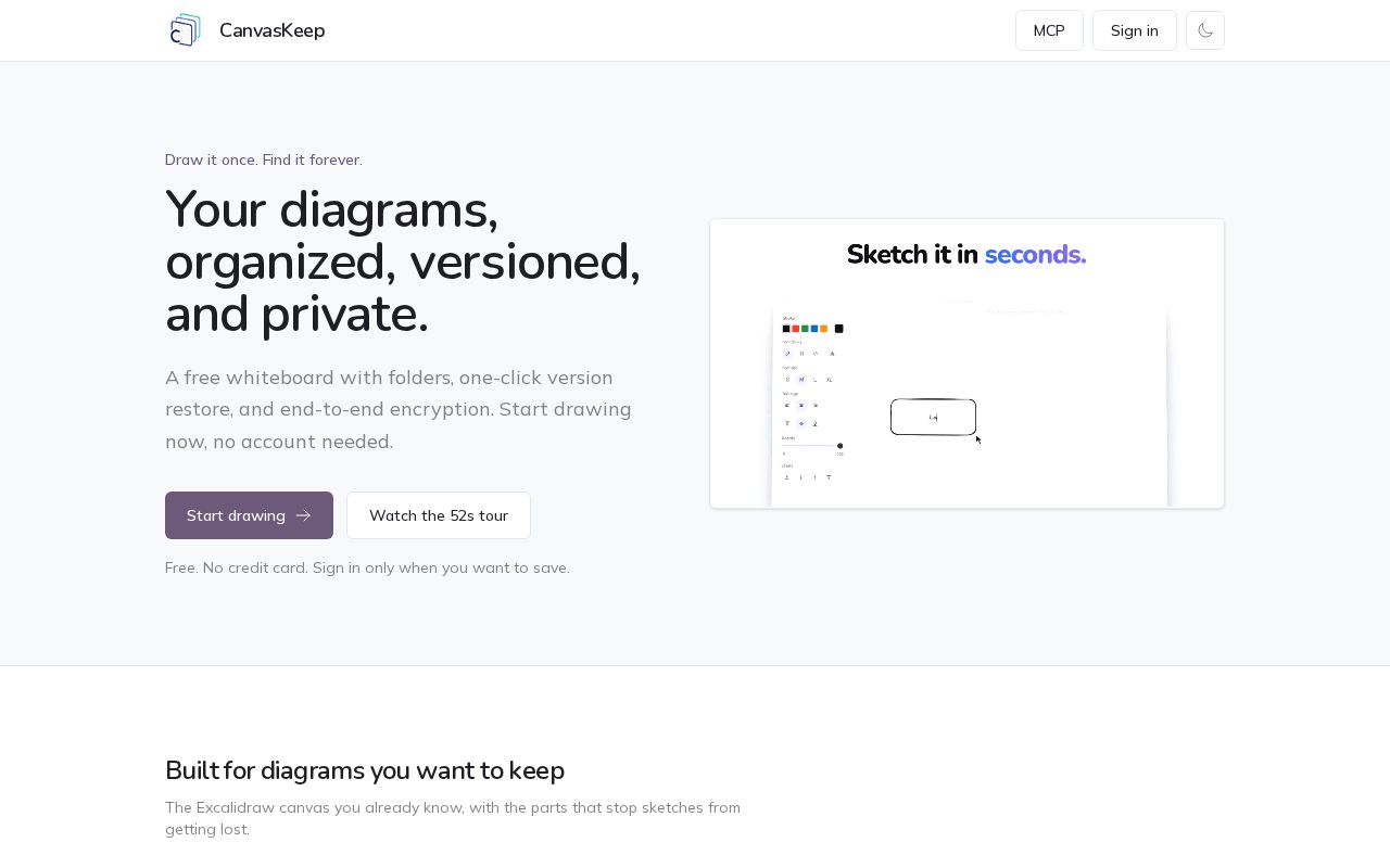 Preview of CanvasKeep