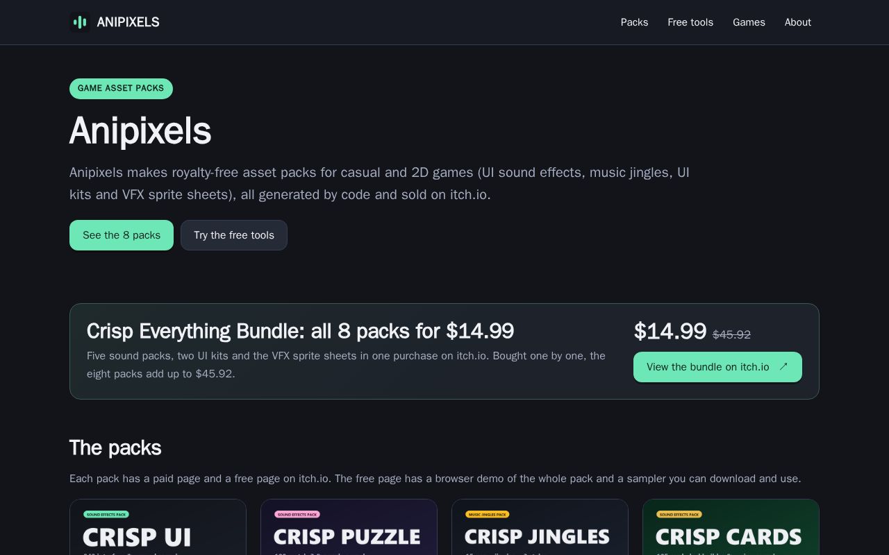 Preview of Anipixels Github Io