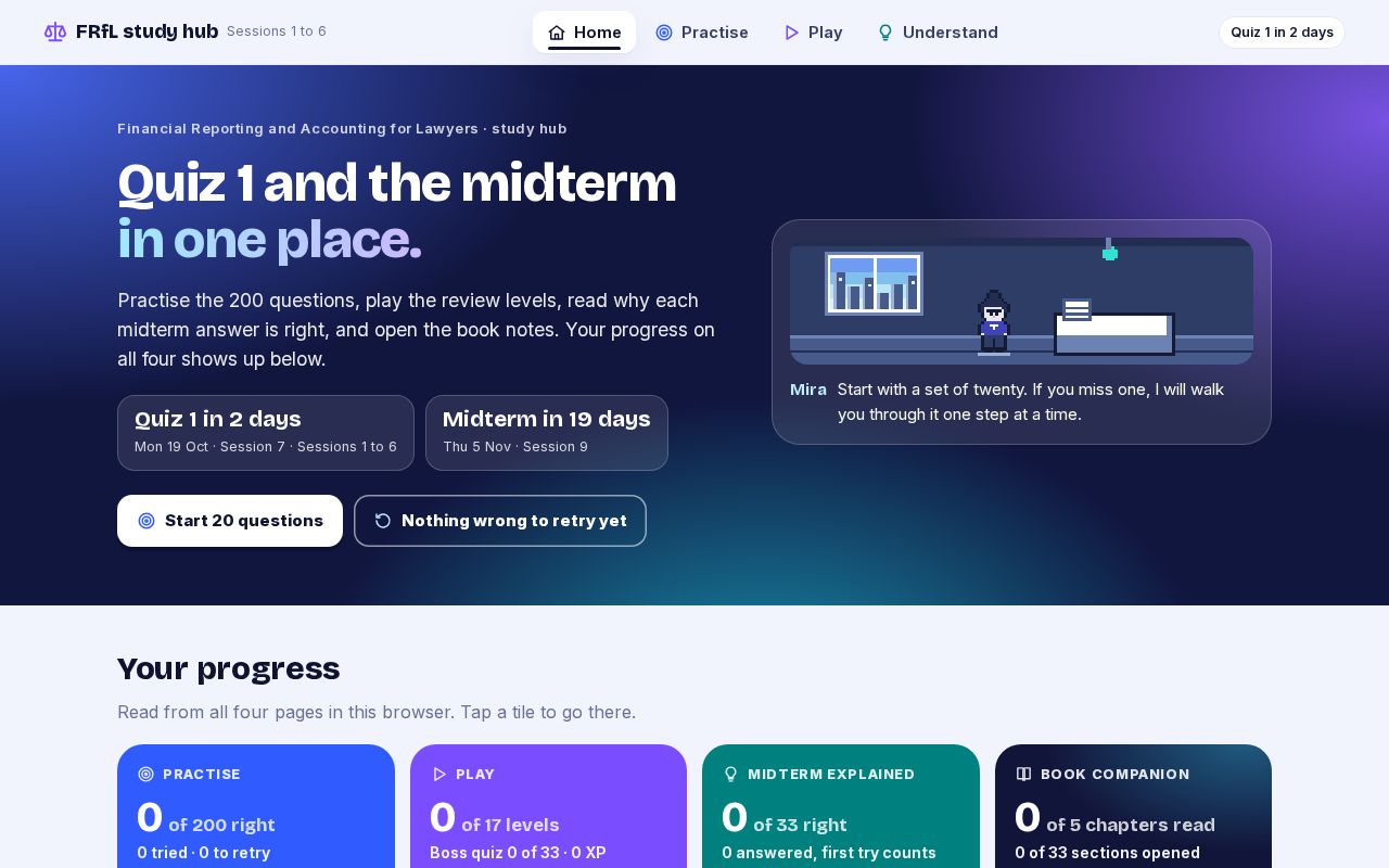 Preview of Frfl Study Hub