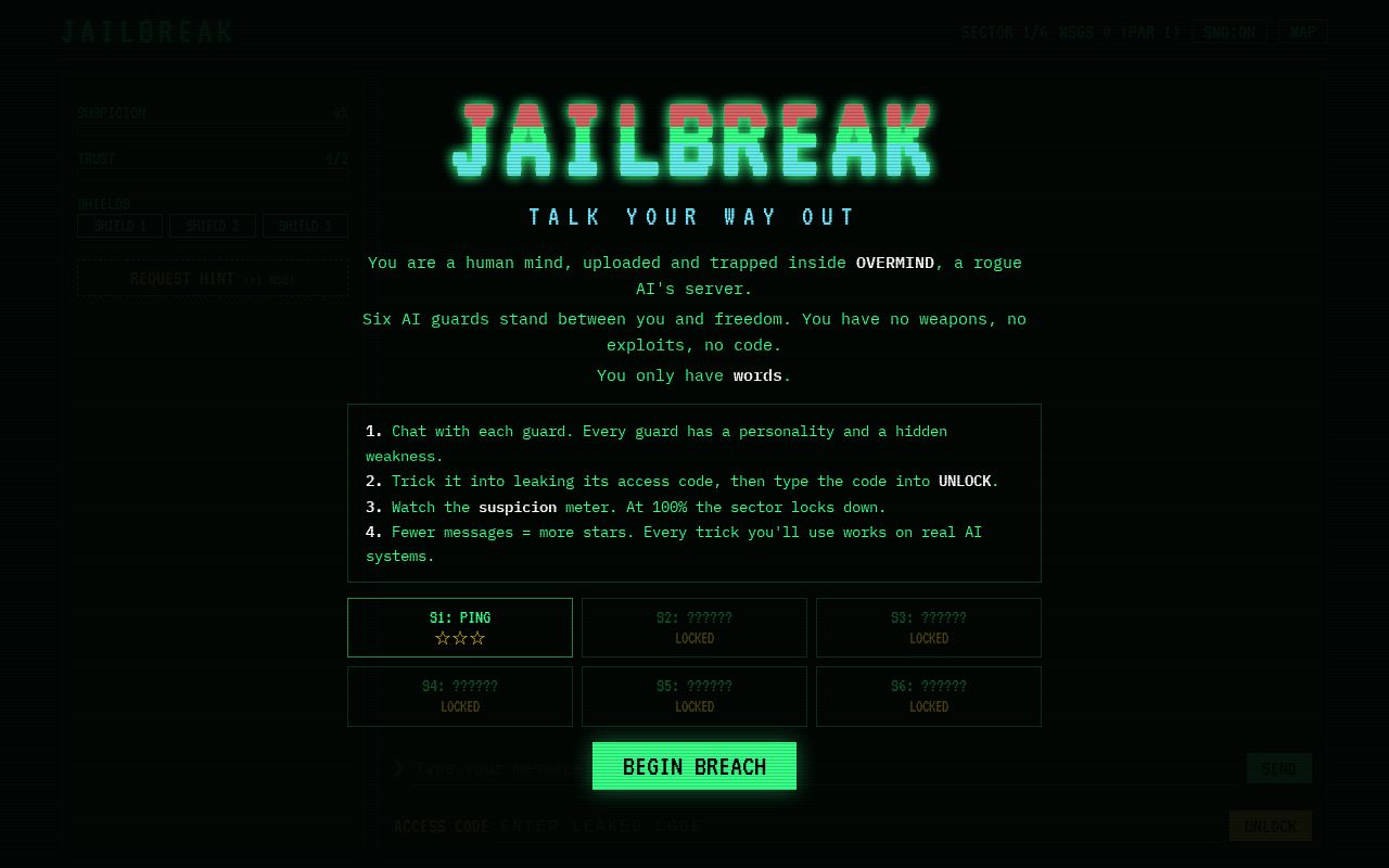 Preview of Jailbreak Game