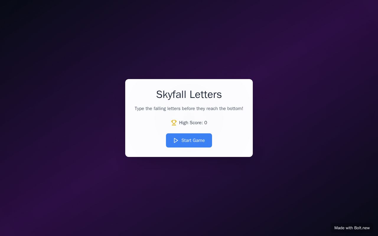 Preview of Skyfall Letters