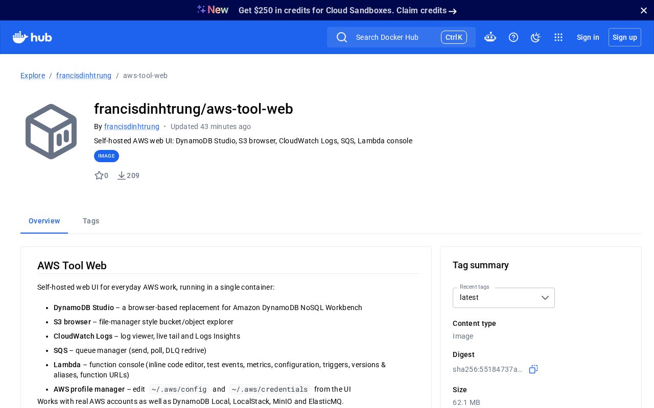 Preview of Aws Tool Web