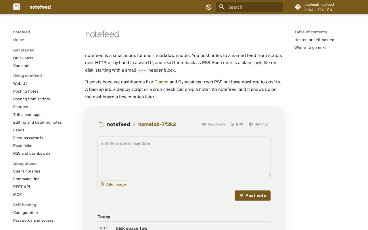 Preview of Notefeed