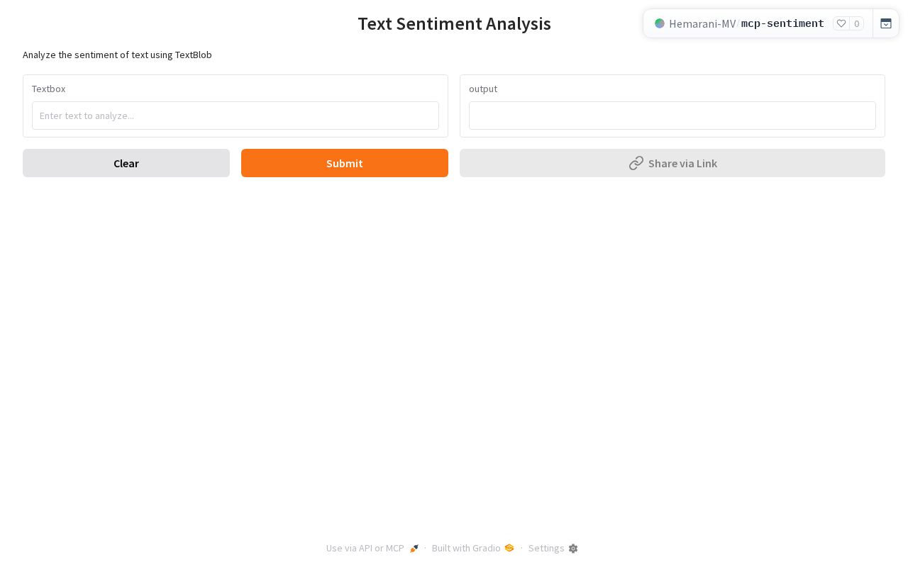 Preview of Mcp Sentiment