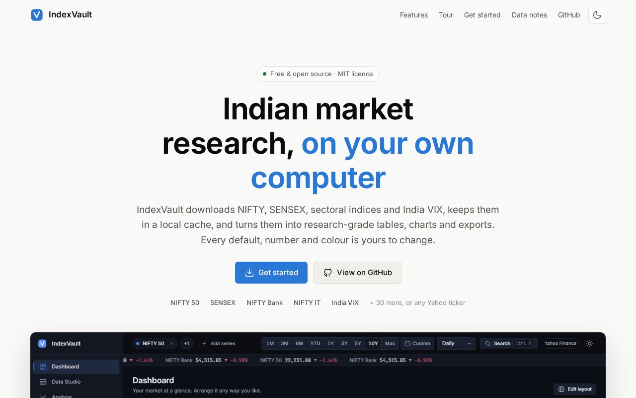 Preview of Indexvault