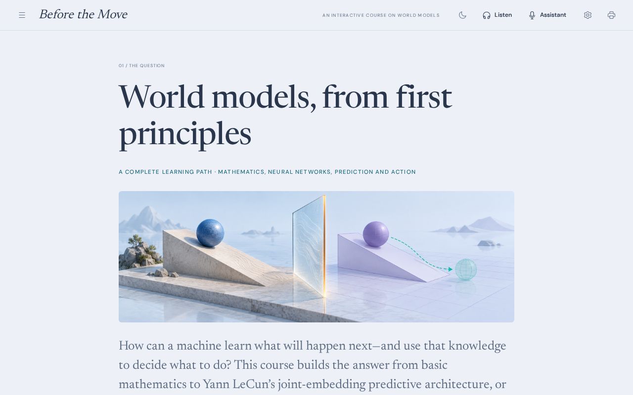 Preview of LearningWorldModels
