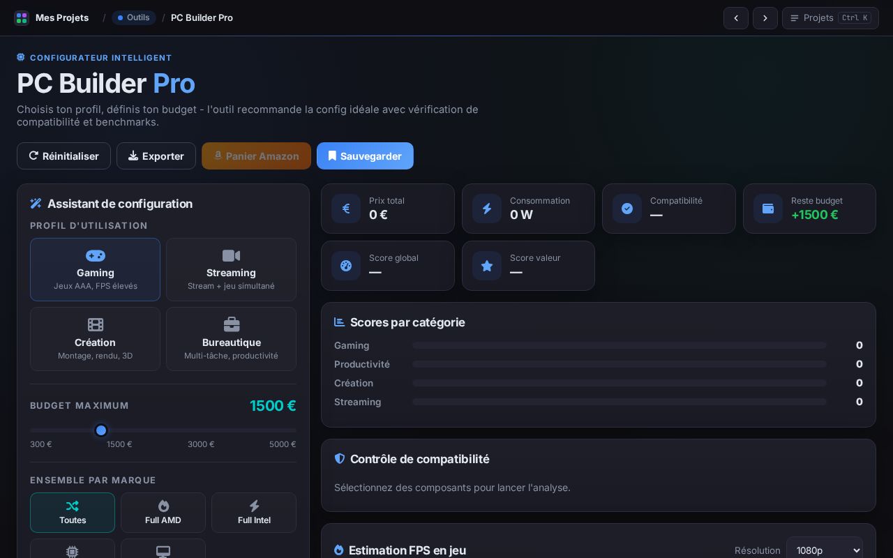 Preview of PC Builder Pro