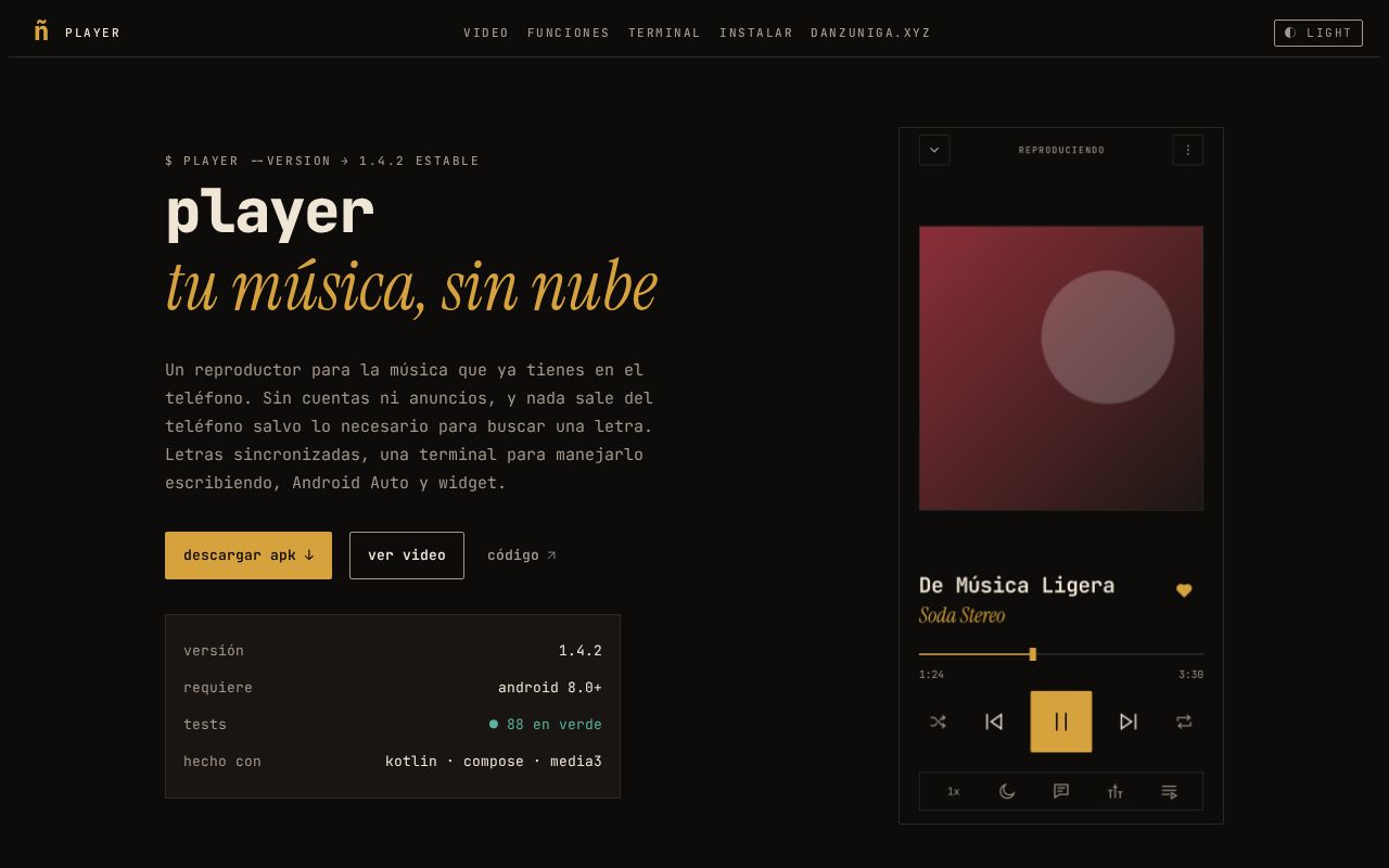 Preview of Player